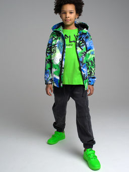 12311288 Куртка текстильная с полиуретановым покрытием для мальчиков (ветровка)