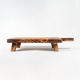 Доска для подачи на ножках Magistro, 38×17×6.5 см, обожжённая, дерево из натурального кедра