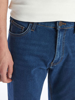 750 Slim Fit ??i Polarl? K??l?k Erkek Jean Pantolon