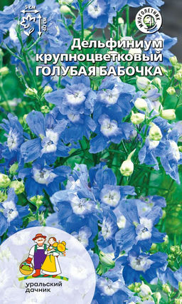 Дельфиниум крупноцветковый ГОЛУБАЯ БАБОЧКА