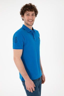 Erkek Kobalt Mavi Basic Ti__rt Sepette S_rpriz _ndirim - U.s. polo assn фото 4