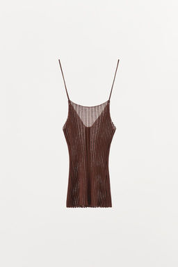 PLEATED FINE KNIT TOP - Zara фото 15