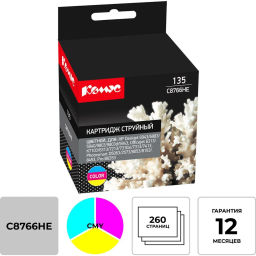 Картридж струйный Комус 135 C8766HE цв. для HP DJ D4163, OJK7103