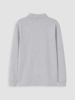 Polo Yaka Uzun Kollu Erkek ?ocuk Ti??rt