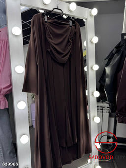 Костюм тройка: топ, брюки и длинная накидка - Bruno фото 6