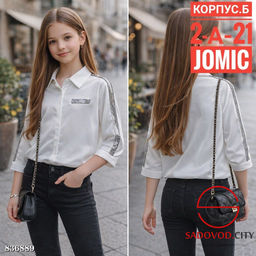 Детская рубашка для девочка - Bruno фото 3