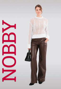 NOBBY, Женские брюки 61-500/11 (шоколад)  фото 7