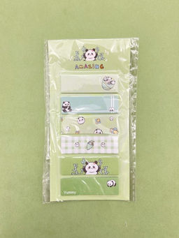 Стикеры "Panda life", green