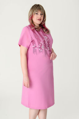 Арт. 4161 Туника женская 52-60 (5 шт) Цвет:пудра - Калинка фото 21