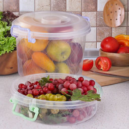 Контейнер 8,0л круглый с ручками М098 - Альтернатива фото 5