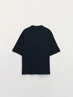 Футболка relax fit из хлопка интерлок / Zarina