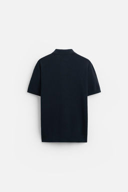 TEXTURED KNIT POLO SHIRT - Zara фото 29