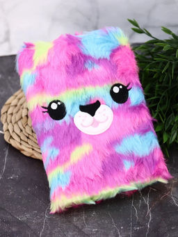 Блокнот плюшевый "Rainbow lama", bright, 21,5х15 см, плотность 80 гр.