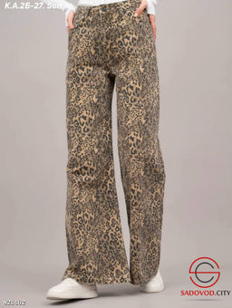 Джинсы женские леопардовые - Bruno фото 2