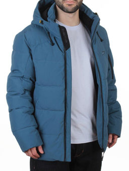 D6259 BLUE Куртка зимняя мужская (200 гр. холлофайбер)