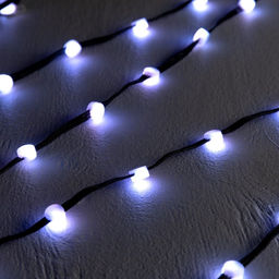 Умная гирлянда Нить 5 м роса с насадками Шарики, IP20, черный провод, 100 LED, пульт ДУ, приложение, свечение RGB, USB - Luazon lighting фото 7
