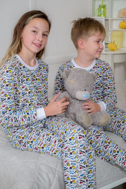 Пижама подростковая из кулирки пенье на манжетах Дрёма графити - Амадэль фото 40