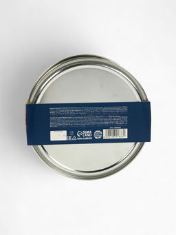 Подарочный набор новогодний в железной банке С Новым годом: монпансье 100 г, чай чёрный 50 г, варенье 30 г, открытка