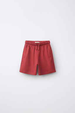 CONJUNTO CAMISETA Y BERMUDA / Rojo medio - Zara фото 4