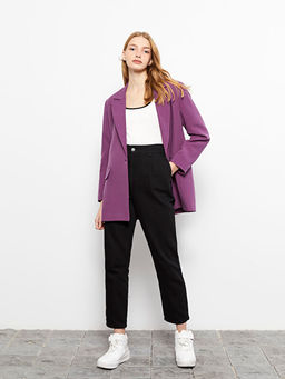 Kad?n Standart Fit D?z Pantolon