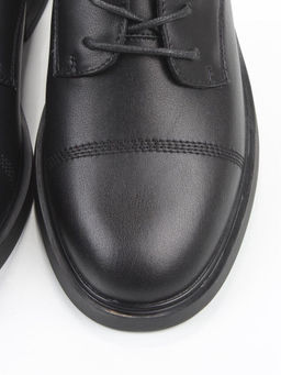 03-M47-68 BLACK Полуботинки женские (натуральная кожа)