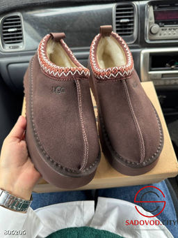 Зимние Угги на высокой подошве