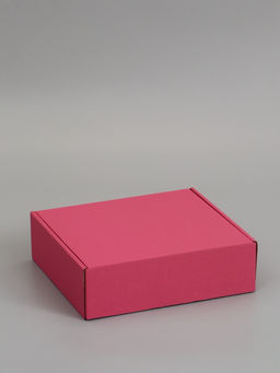 Коробка самосборная, розовая, 27 х 24 х 8 см