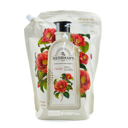 Кондиционер для белья Камелия Хербмари (запасной блок) HerbMary Camelia Hill Aekyung, Корея, 1,6 л Акция