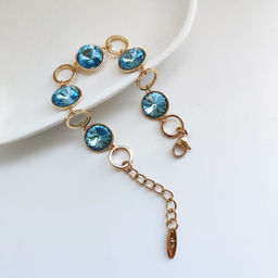 Браслет с кристаллами Swarovski