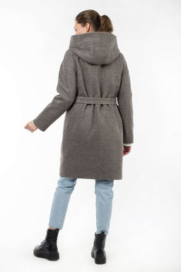 02-2935 Пальто женское утепленное (пояс)