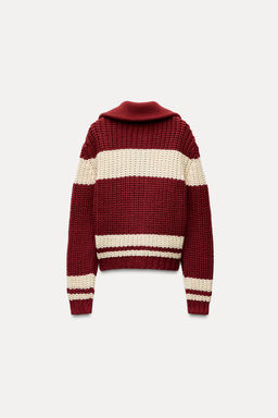 STRIPED KNIT CARDIGAN - Zara фото 4