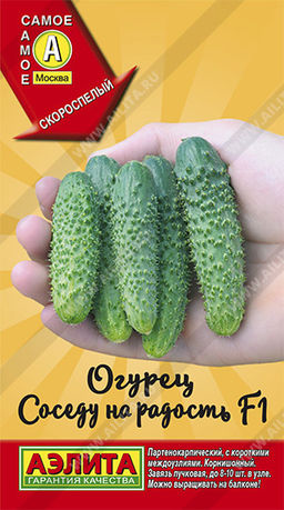 Огурец Соседу на радость F1 10шт. (Аэлита)