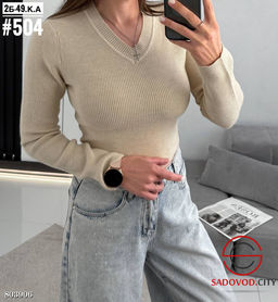 свитер женский с v-вырезом - Bruno фото 6