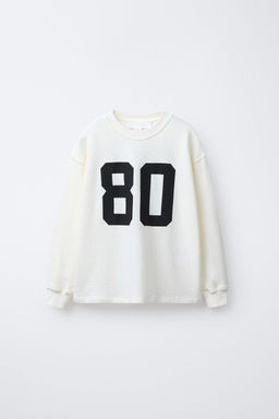 NUMBER AND SLOGAN PRINT T-SHIRT - Zara фото 5