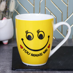Кружка 350 мл Смайлик / LU-365 /уп 72/желтый - Галеонтрейд фото 3