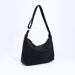 Сумка-мешок на молнии, цвет чёрный - Simaland фото 3