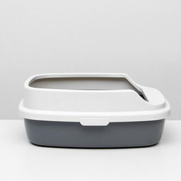 Туалет Айша М с бортом 53 х 39 х 21 см, серый - Simaland фото 2