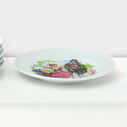 Набор тарелок Добрушский завод «Мадонна», d=17 см, 6 шт., фарфор, МИКС