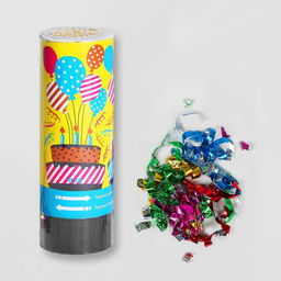 Хлопушка пружинная Тортик, конфетти, серпантин, 11 см - Страна карнавалия фото 2