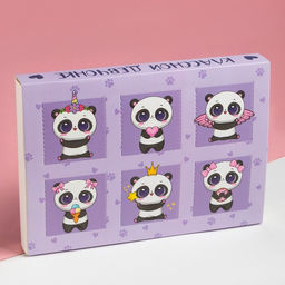 Подарочный набор адвент KAFTAN Панда: носки (р-р 14-16) и аксессуары  фото 4