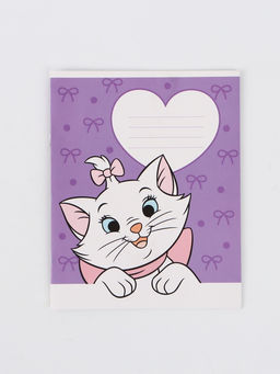 Цена за 20 шт. Тетрадь А5, 12 листов в косую линейку "Кошечка"микс