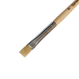 Цена за 10 шт. Кисть для рисования, щетина, № 5, плоская, деревянная ручка, международный размер