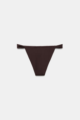BRAGUITA BIKINI CORTINILLA / Marr?n - Zara фото 6