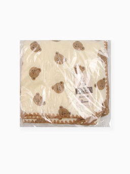 Плед «Этель. Медвежонок», 100×100 см, муслин двухслойный