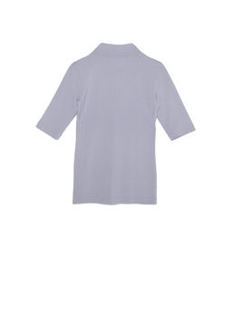 CONTE Топ в рубчик из вискозы премиального качества LD 1031 lilac grey