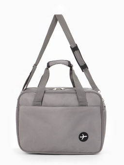 Сумка дор РК Полет, 30*20*40, отд на молнии, н/карман, дл ремень, серый