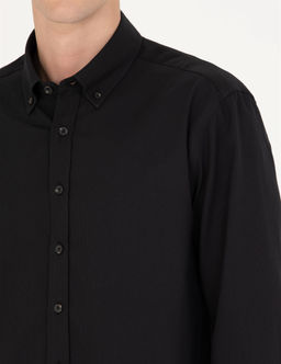 Siyah Regular Fit Uzun Kollu G_mlek - Pierre cardin фото 7