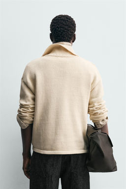 COTTON BLEND KNIT POLO SHIRT - Zara фото 13