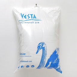 Одеяло зимнее 220х205 см, иск. лебяжий пух, ткань глосс-сатин, п/э 100% - Vesta фото 4