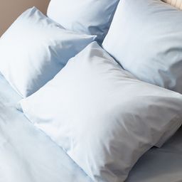 Постельное белье Моноспейс 2сп Max + 4 наволочки, голубой